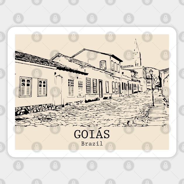 Goiás - Brazil Magnet by Lakeric